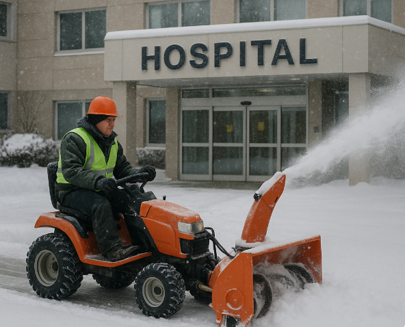 hospital snow removal